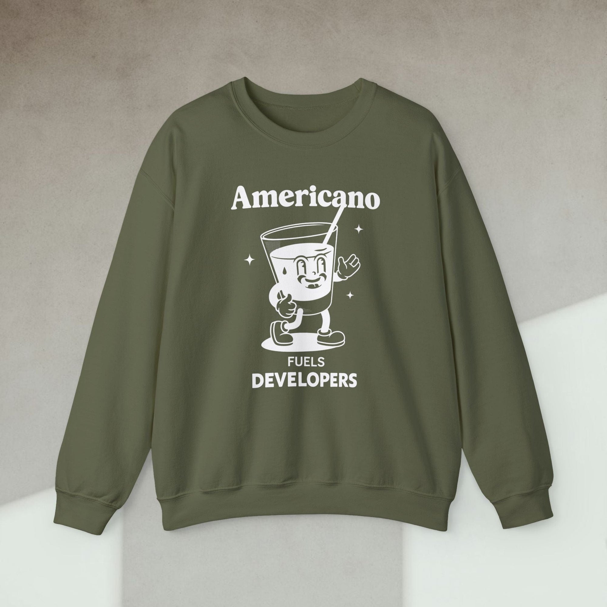 americano fueling developers sweatshirt
