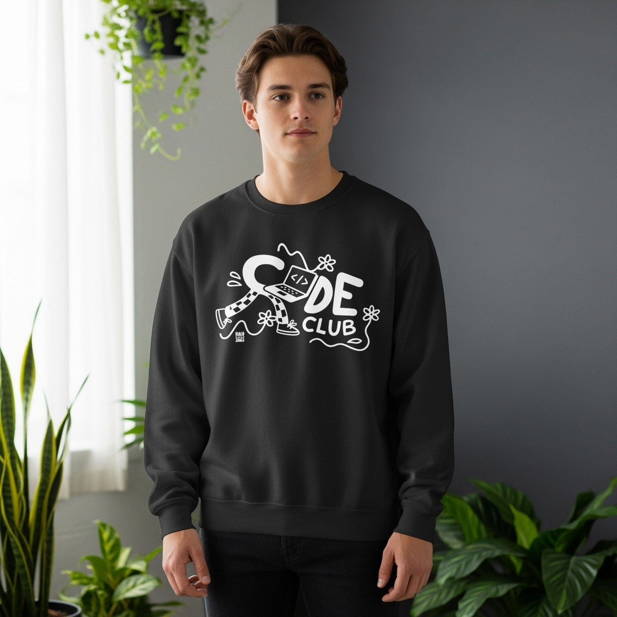 Code Culture code club sweatshirt funny programmer Sweatshirt in S — Code Culture developer clothing