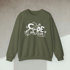 Code Culture code club sweatshirt funny programmer Sweatshirt in S — Code Culture developer clothing