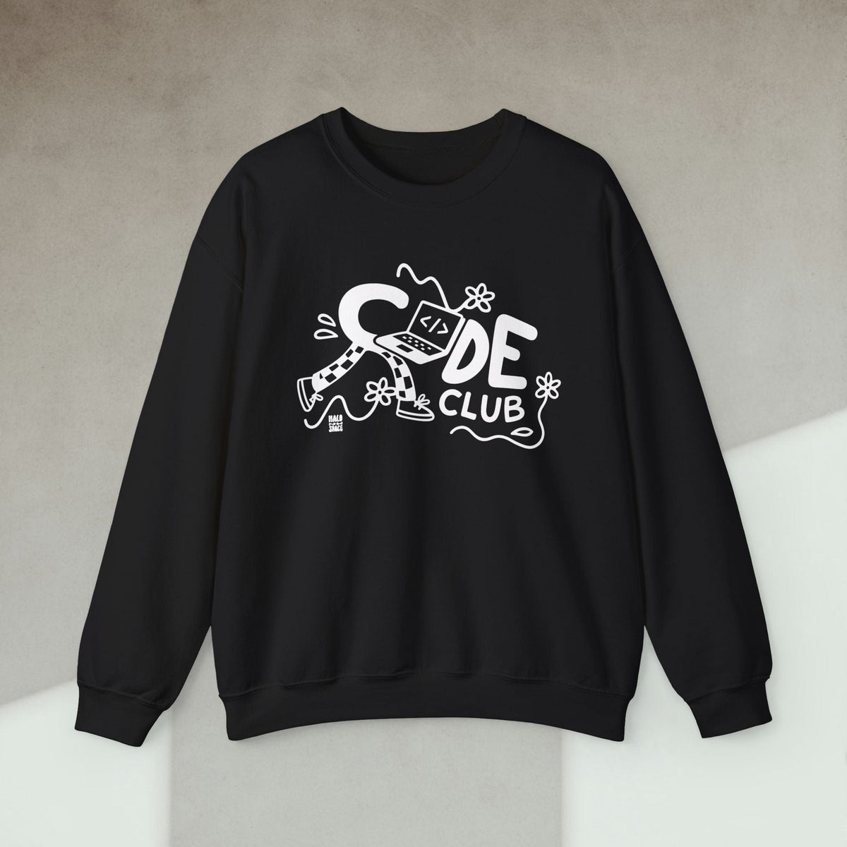 Code Culture code club sweatshirt funny programmer Sweatshirt in S — Code Culture developer clothing