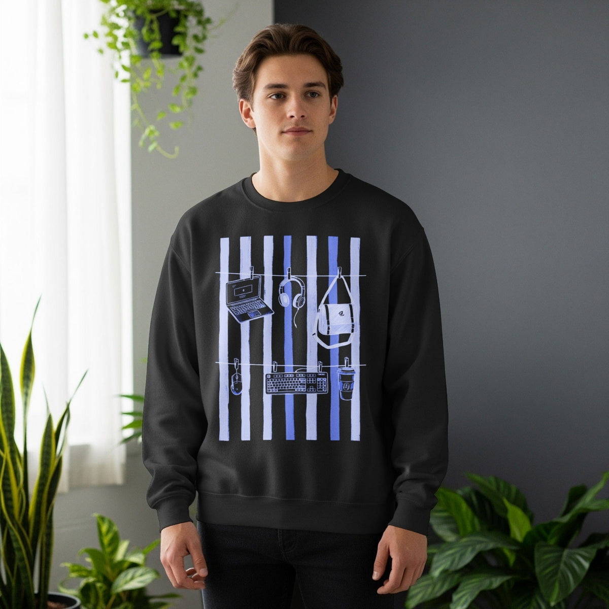 Code Culture developer essential hanged sweatshirt funny programmer Sweatshirt in S — Code Culture developer clothing