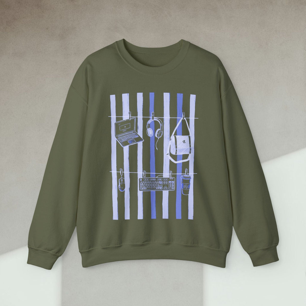 Code Culture developer essential hanged sweatshirt funny programmer Sweatshirt in S — Code Culture developer clothing