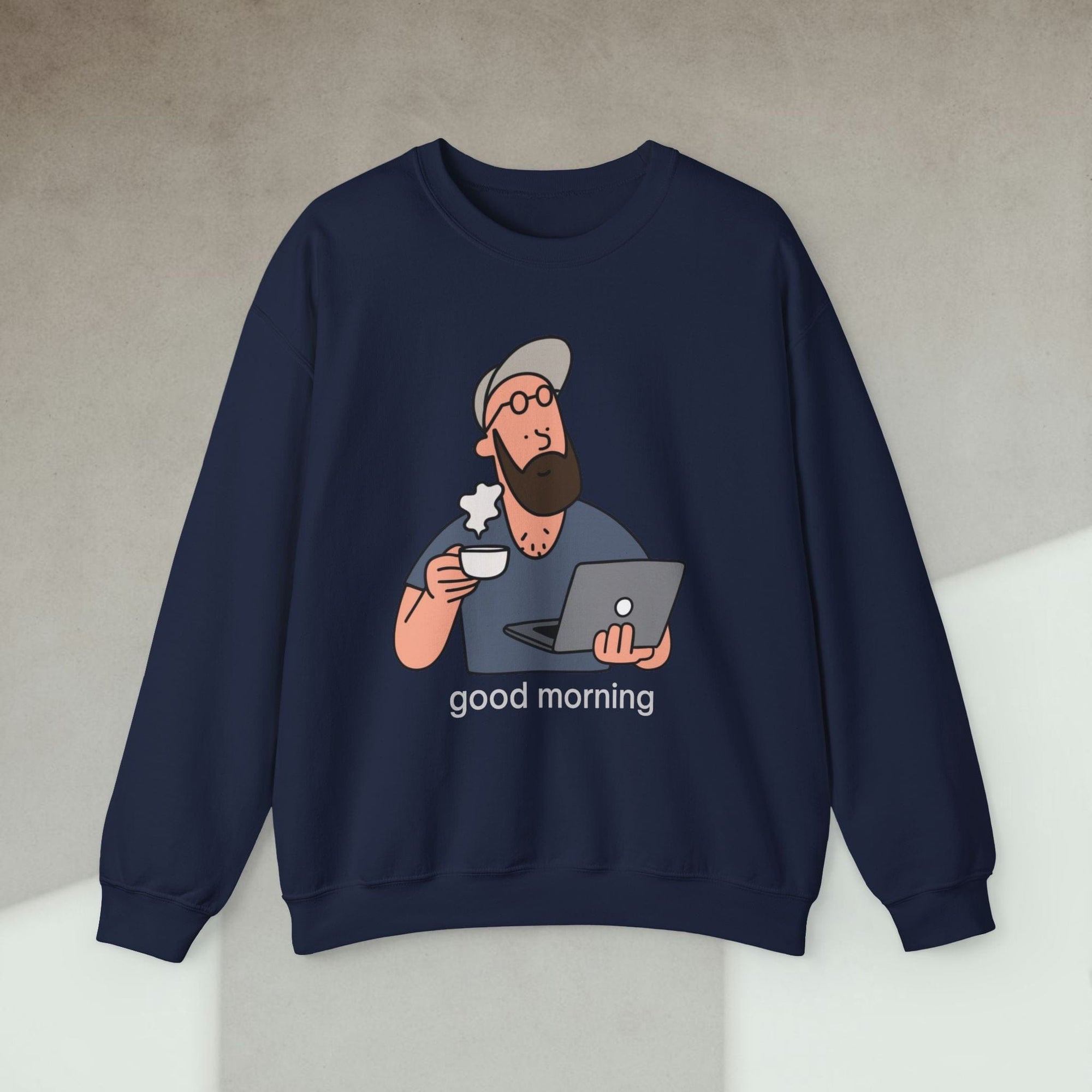 developers morning sweatshirt