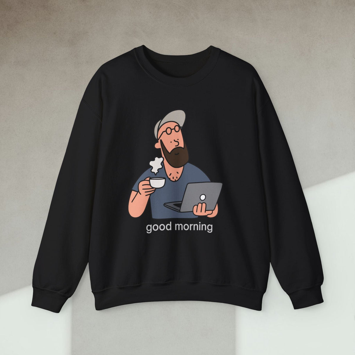 Code Culture developers morning sweatshirt funny programmer Sweatshirt in S — Code Culture developer clothing