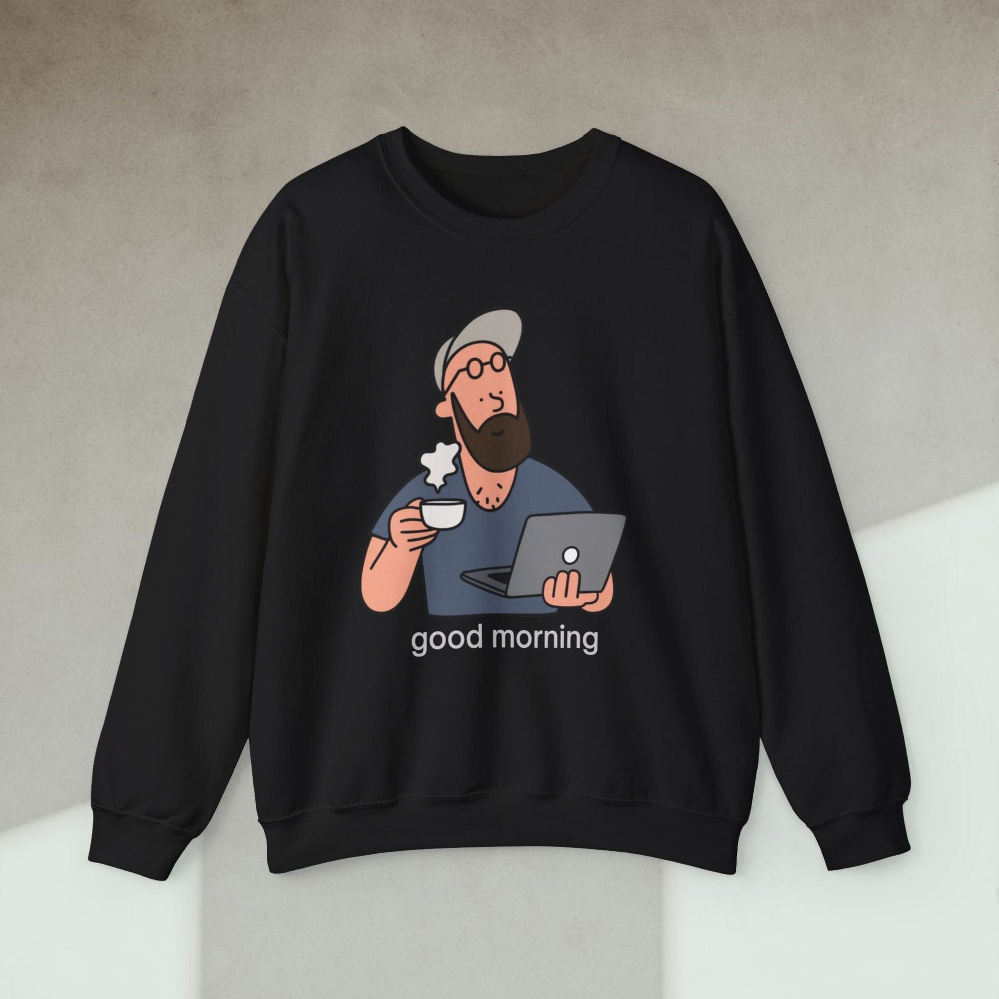 developers morning sweatshirt