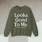 Code Culture looks good to me sweatshirt funny programmer Sweatshirt in S — Code Culture developer clothing