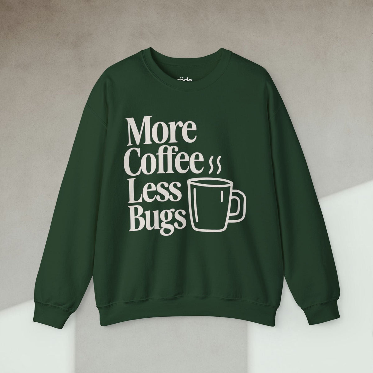 Code Culture More Coffee Less Debugs Sweatshirt funny programmer Sweatshirt in S — Code Culture developer clothing