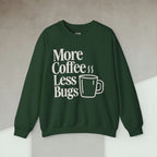 Code Culture More Coffee Less Debugs Sweatshirt funny programmer Sweatshirt in S — Code Culture developer clothing