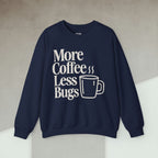 Code Culture More Coffee Less Debugs Sweatshirt funny programmer Sweatshirt in S — Code Culture developer clothing