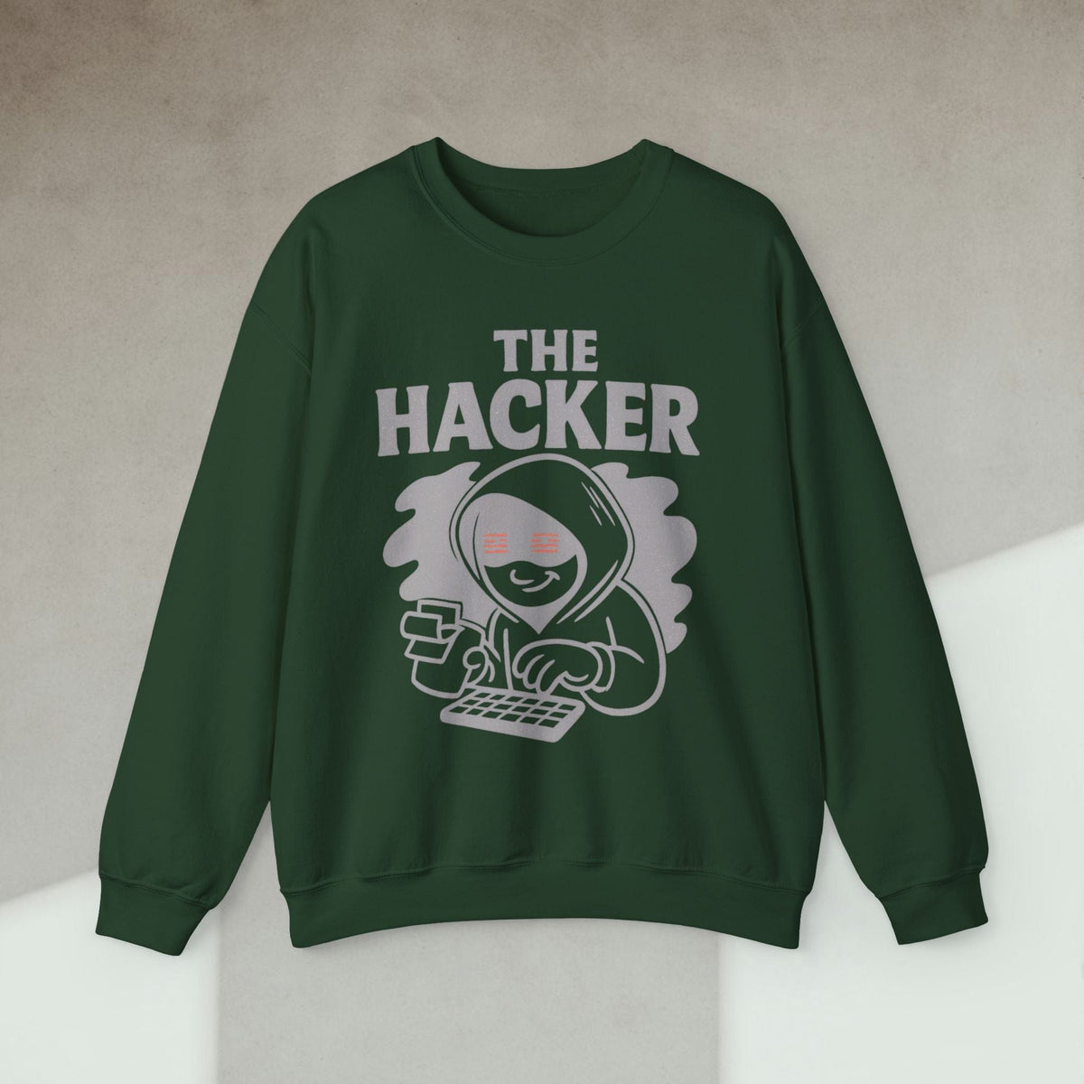 Code Culture the hacker Sweatshirt funny programmer Sweatshirt in S — Code Culture developer clothing