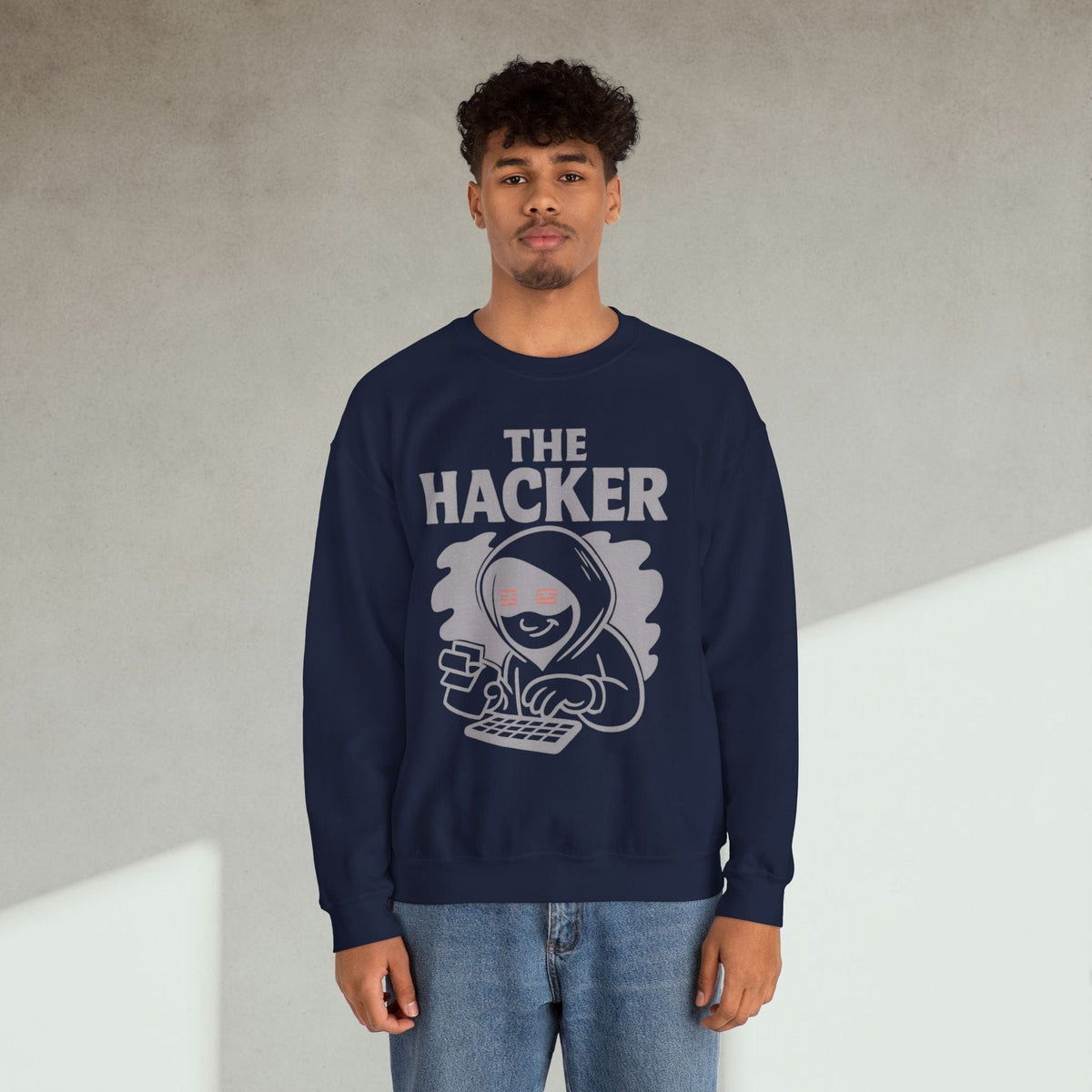 Code Culture the hacker Sweatshirt funny programmer Sweatshirt in S — Code Culture developer clothing