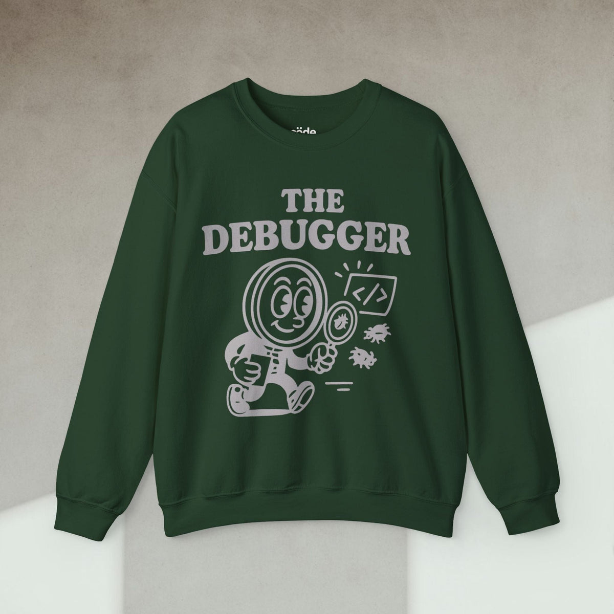 Code Culture the debugger Sweatshirt funny programmer Sweatshirt in S — Code Culture developer clothing