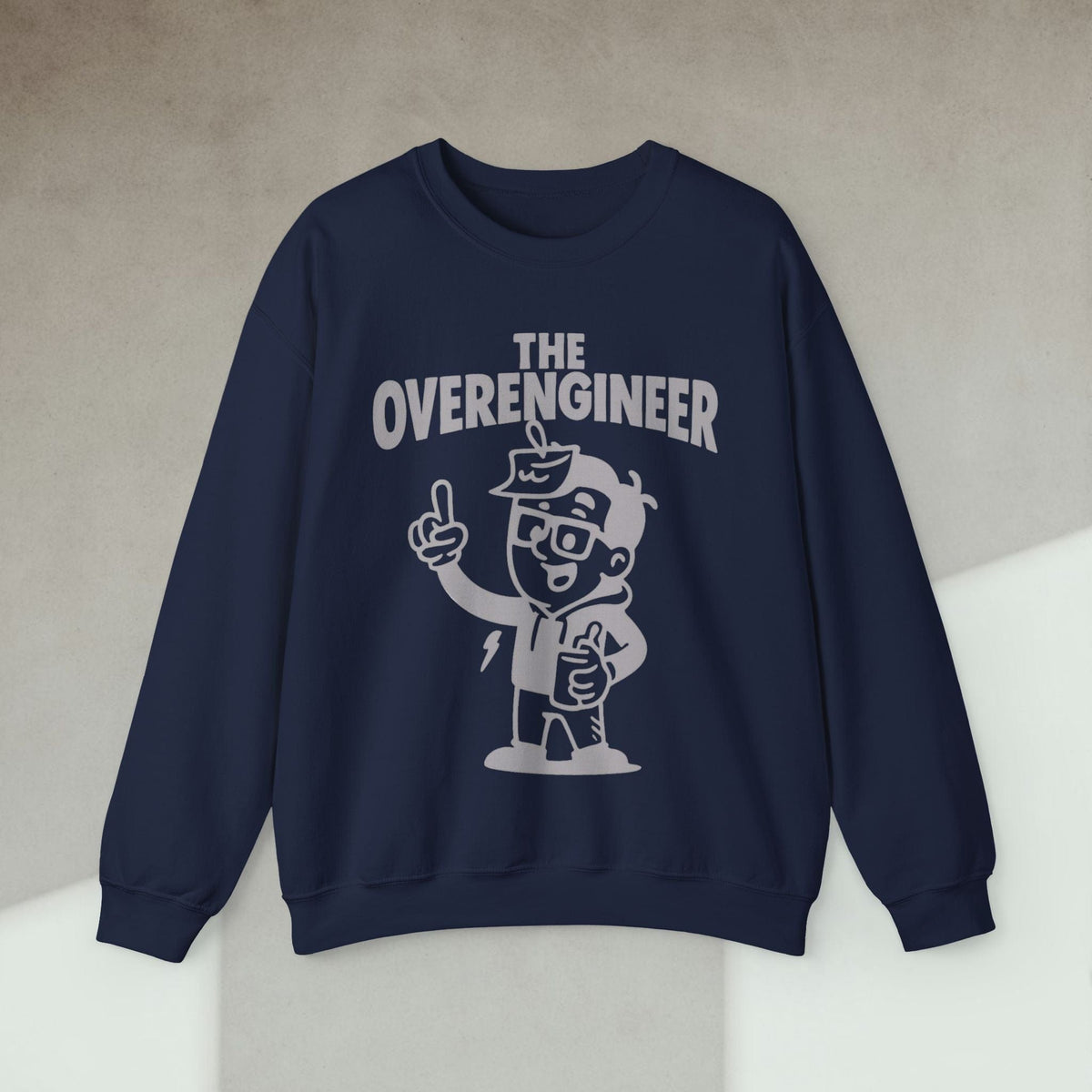 Code Culture the overengineer Sweatshirt funny programmer Sweatshirt in S — Code Culture developer clothing
