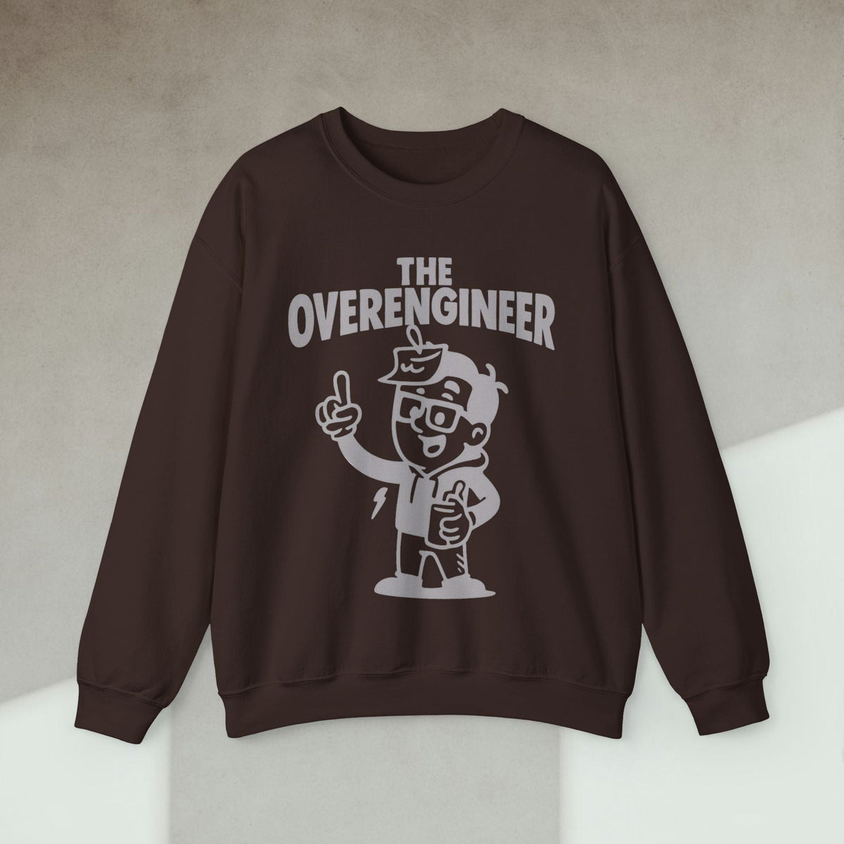 Code Culture the overengineer Sweatshirt funny programmer Sweatshirt in S — Code Culture developer clothing