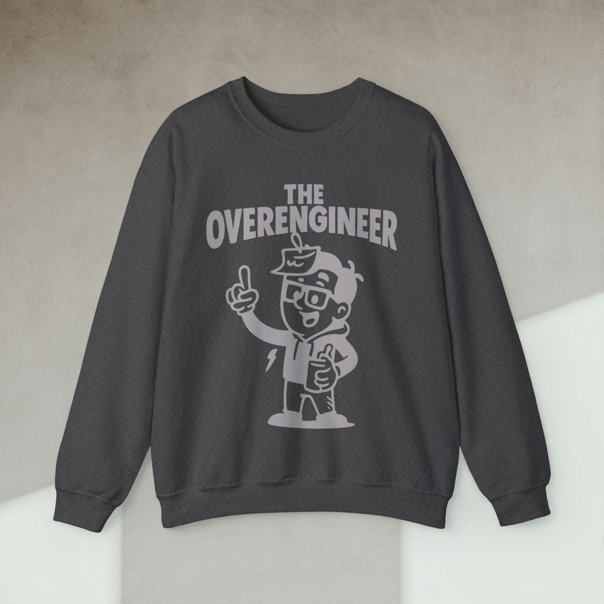 Code Culture the overengineer Sweatshirt funny programmer Sweatshirt in S — Code Culture developer clothing