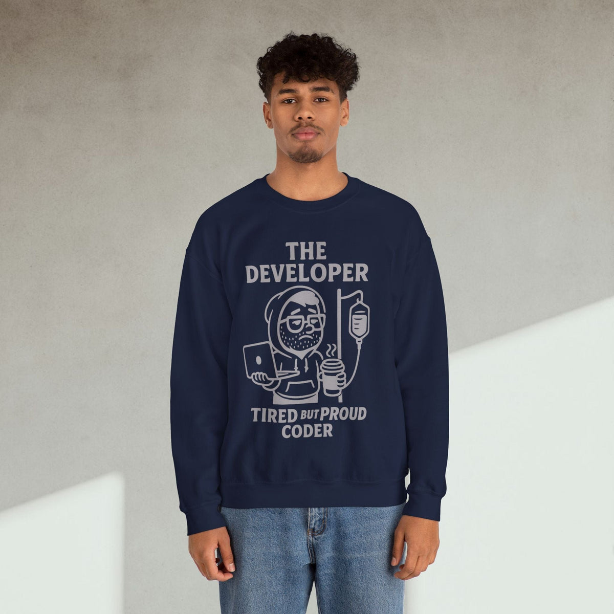 Code Culture the developer Sweatshirt funny programmer Sweatshirt in S — Code Culture developer clothing