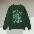 Code Culture ship it anyway Sweatshirt funny programmer Sweatshirt in S — Code Culture developer clothing