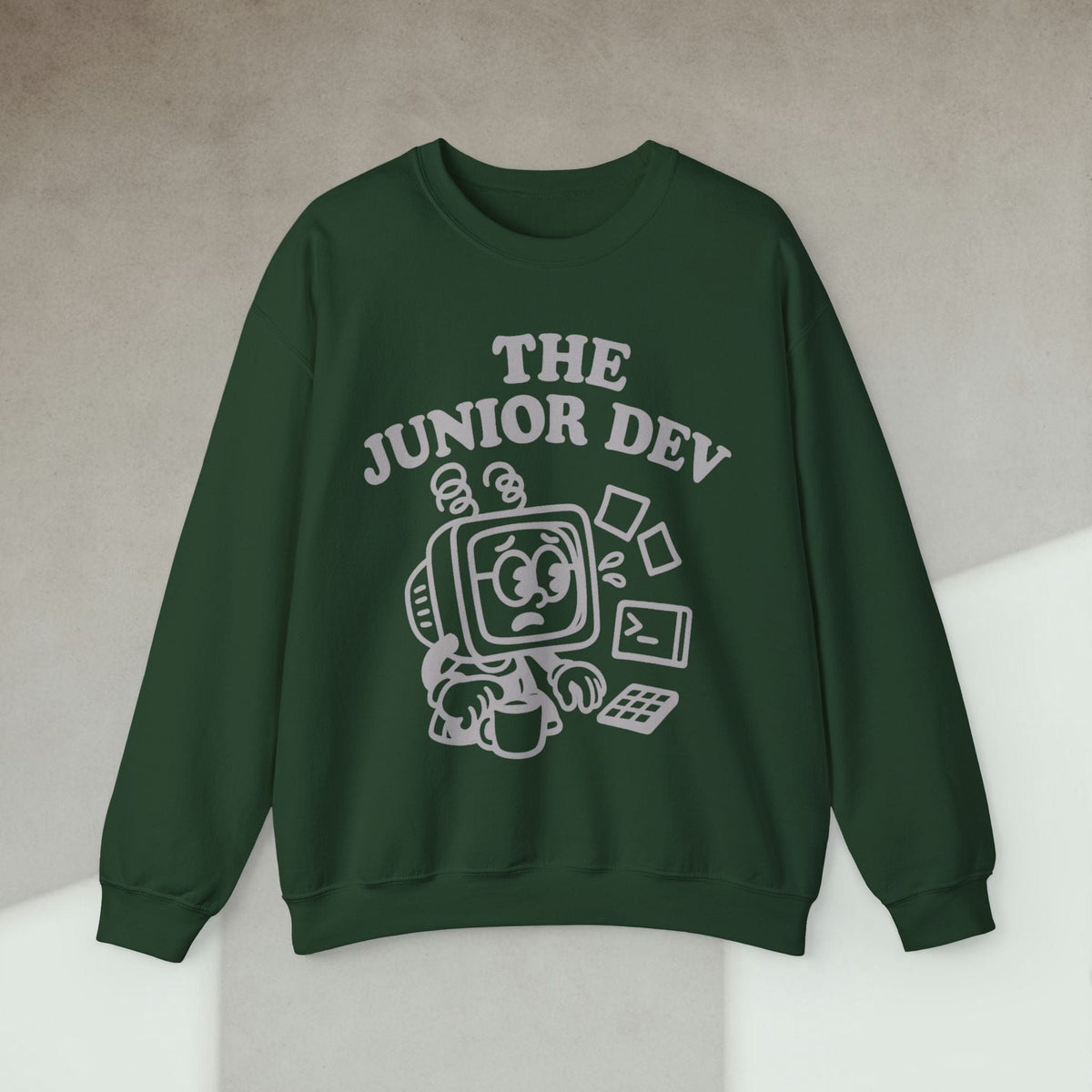 Code Culture the junior dev Sweatshirt funny programmer Sweatshirt in S — Code Culture developer clothing