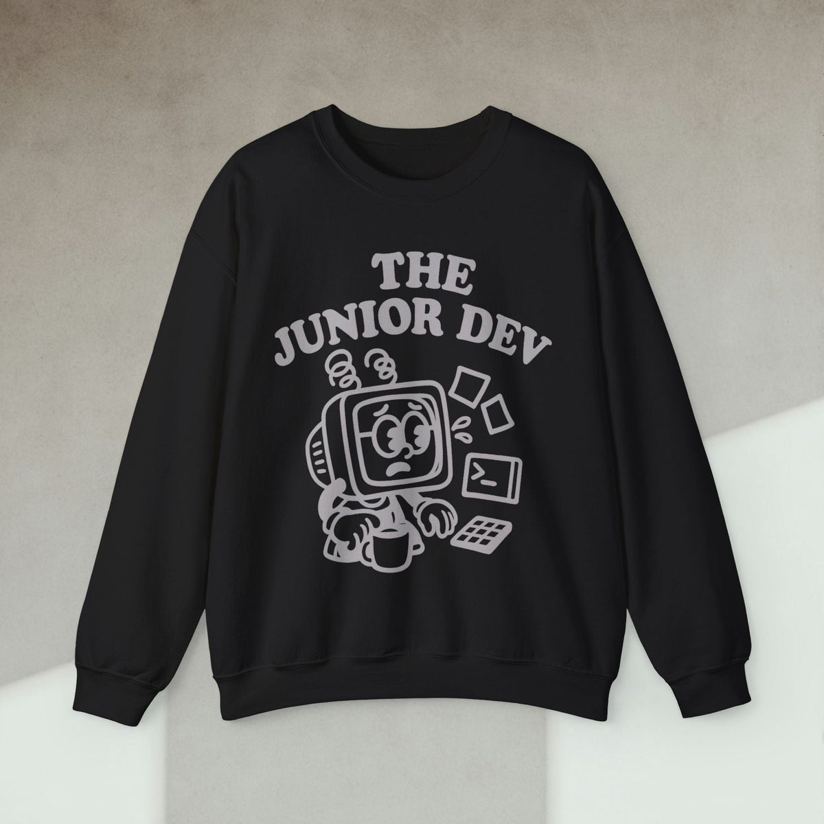 Code Culture the junior dev Sweatshirt funny programmer Sweatshirt in S — Code Culture developer clothing