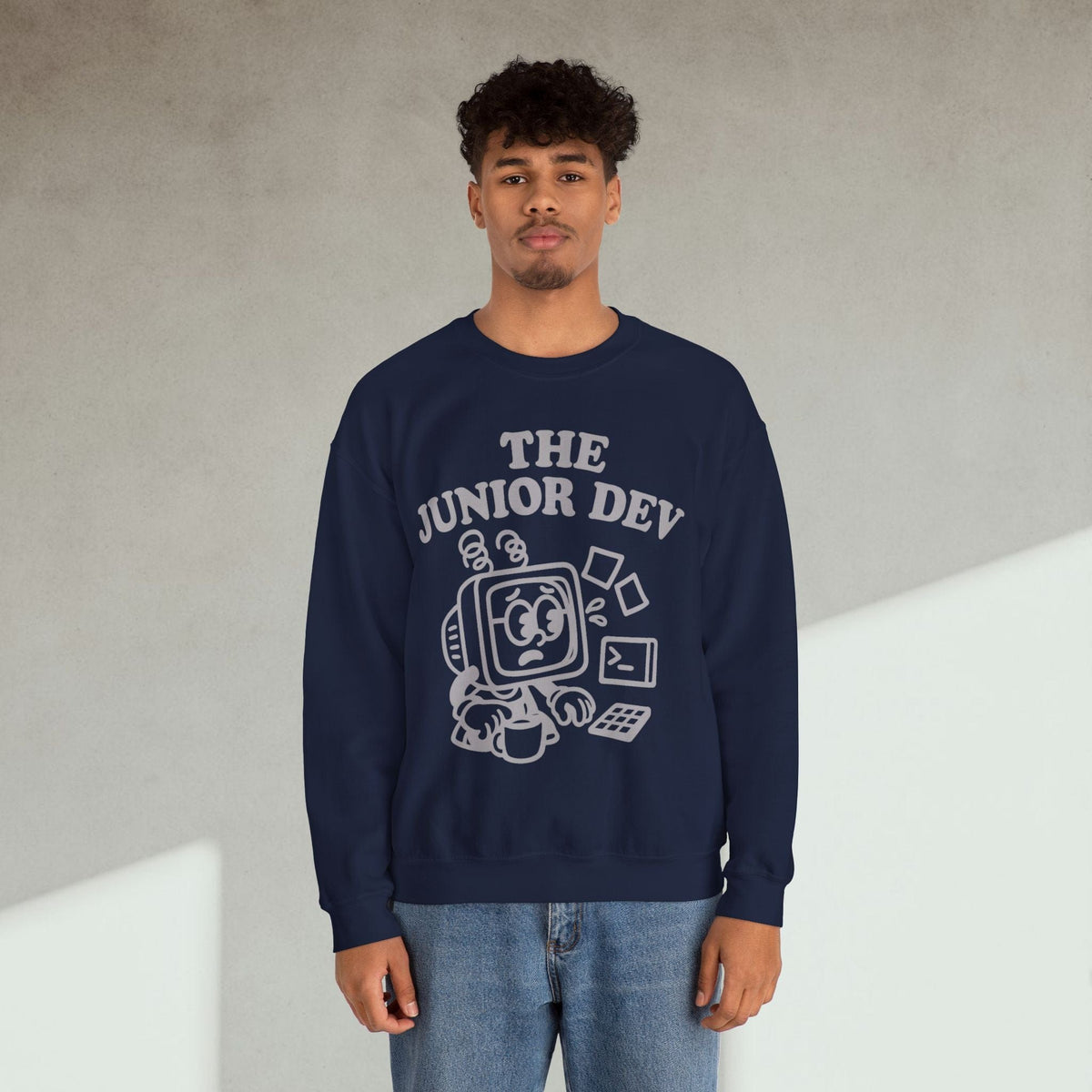 Code Culture the junior dev Sweatshirt funny programmer Sweatshirt in S — Code Culture developer clothing