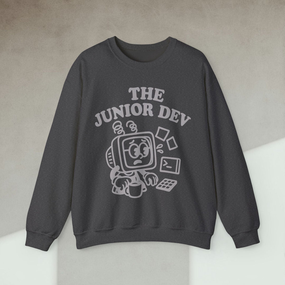 Code Culture the junior dev Sweatshirt funny programmer Sweatshirt in S — Code Culture developer clothing
