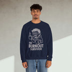 Code Culture the burnout survivor Sweatshirt funny programmer Sweatshirt in S — Code Culture developer clothing