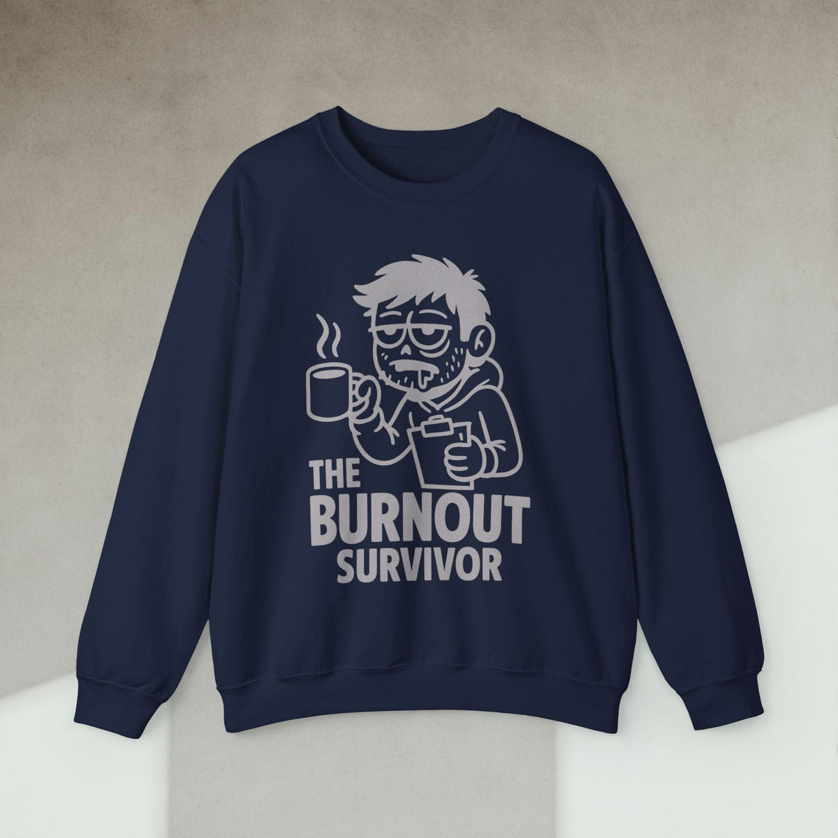 Code Culture the burnout survivor Sweatshirt funny programmer Sweatshirt in S — Code Culture developer clothing