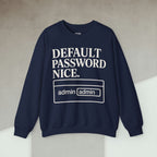 Code Culture default password nice Sweatshirt funny programmer Sweatshirt in S — Code Culture developer clothing
