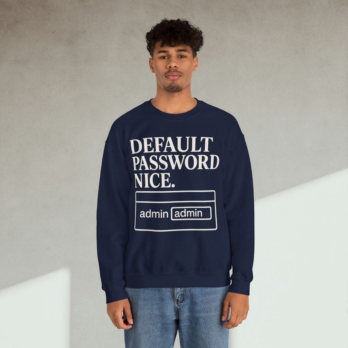 Code Culture default password nice Sweatshirt funny programmer Sweatshirt in S — Code Culture developer clothing