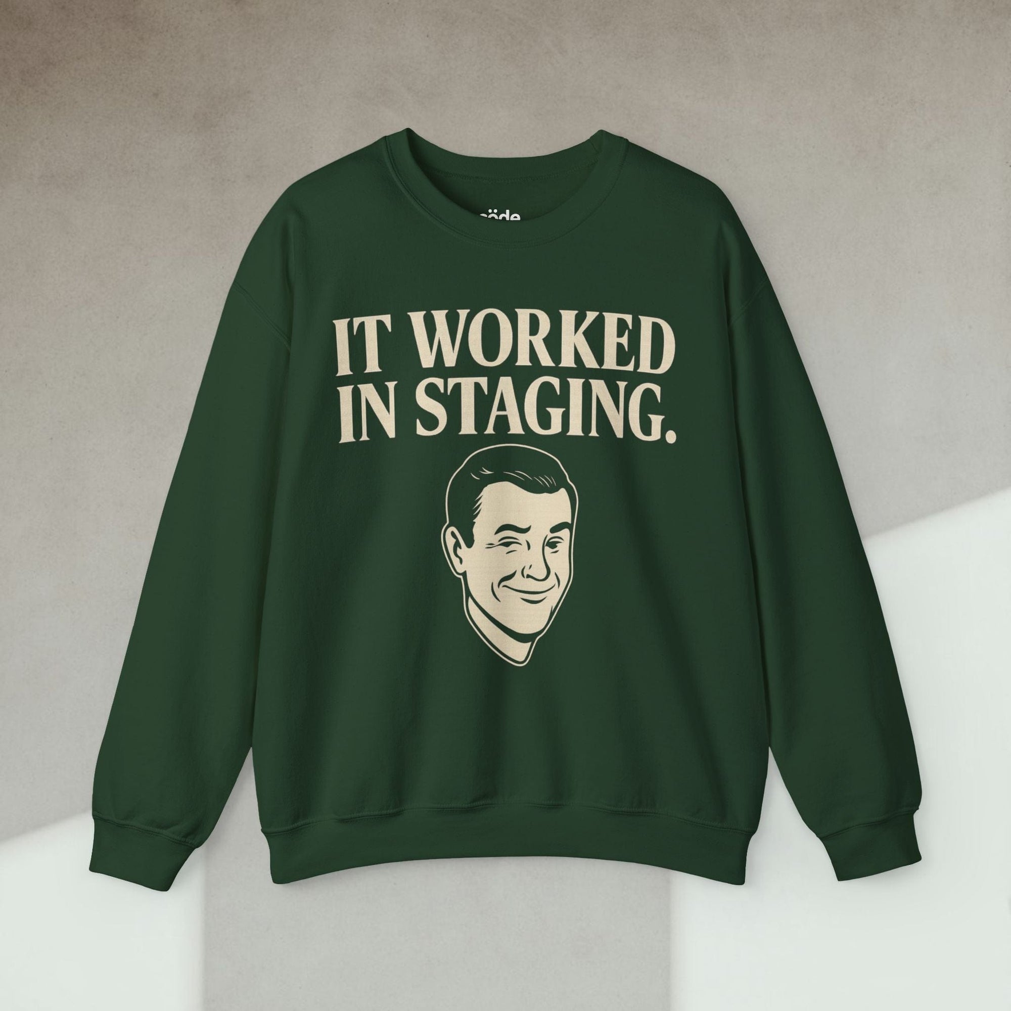 it worked in staging Sweatshirt