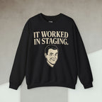 Code Culture it worked in staging Sweatshirt funny programmer Sweatshirt in S — Code Culture developer clothing