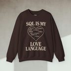 sql is my love language Sweatshirt