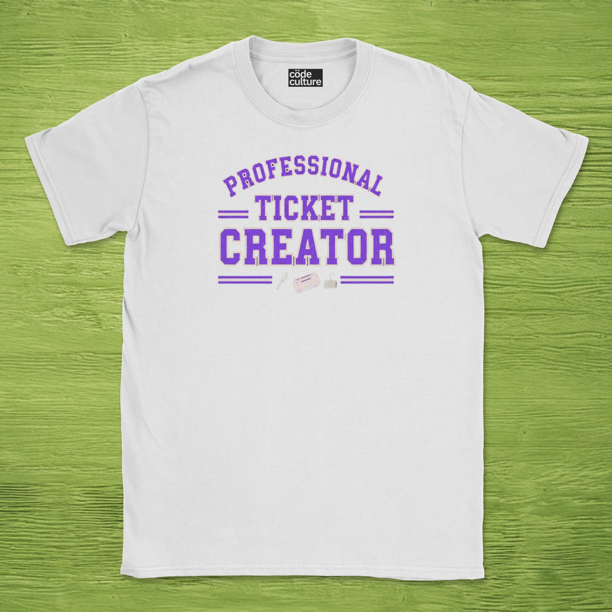 professional ticket creator shirt