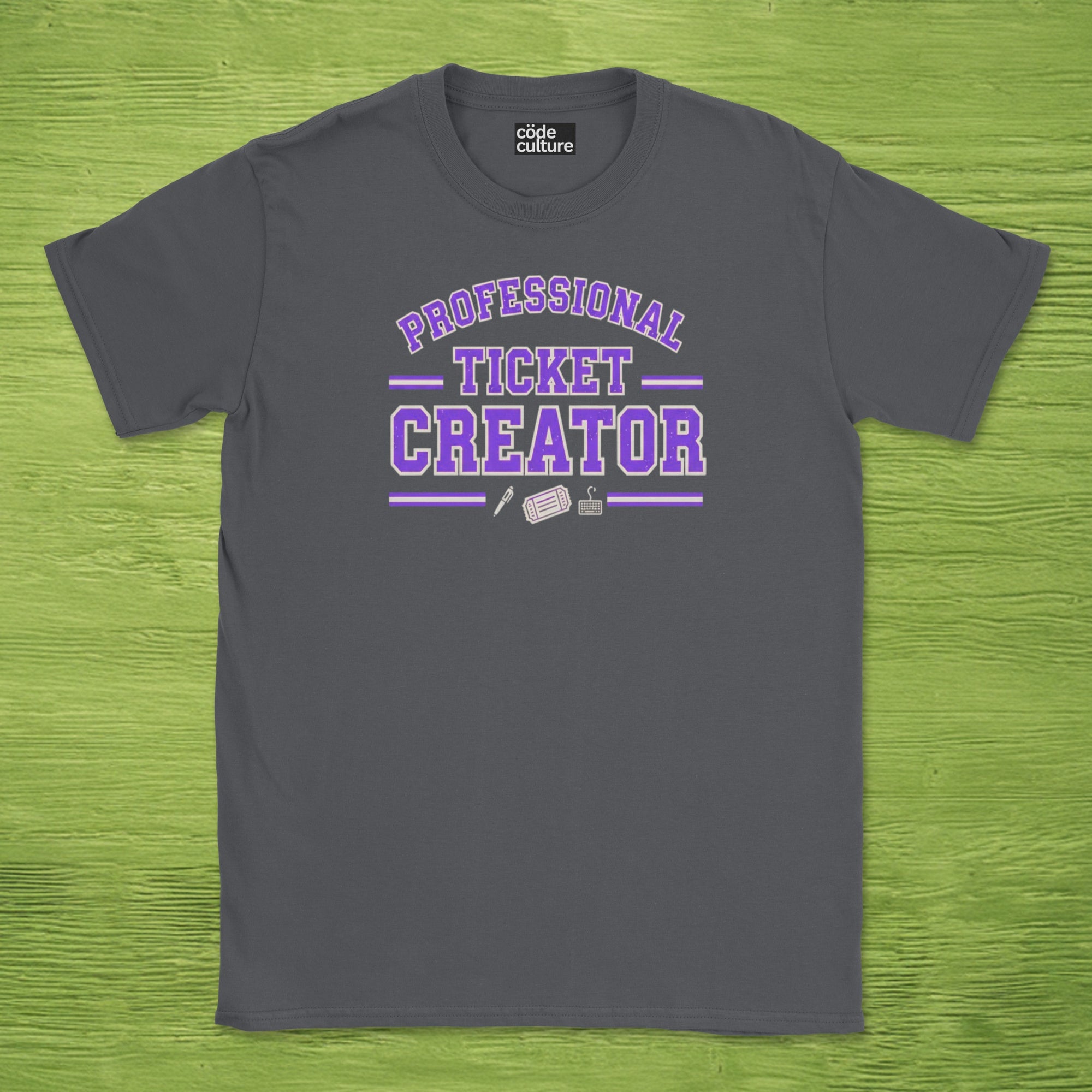 professional ticket creator shirt