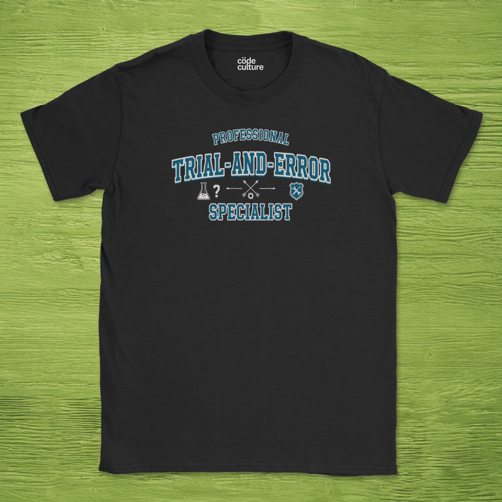 professional trial and error specialist shirt