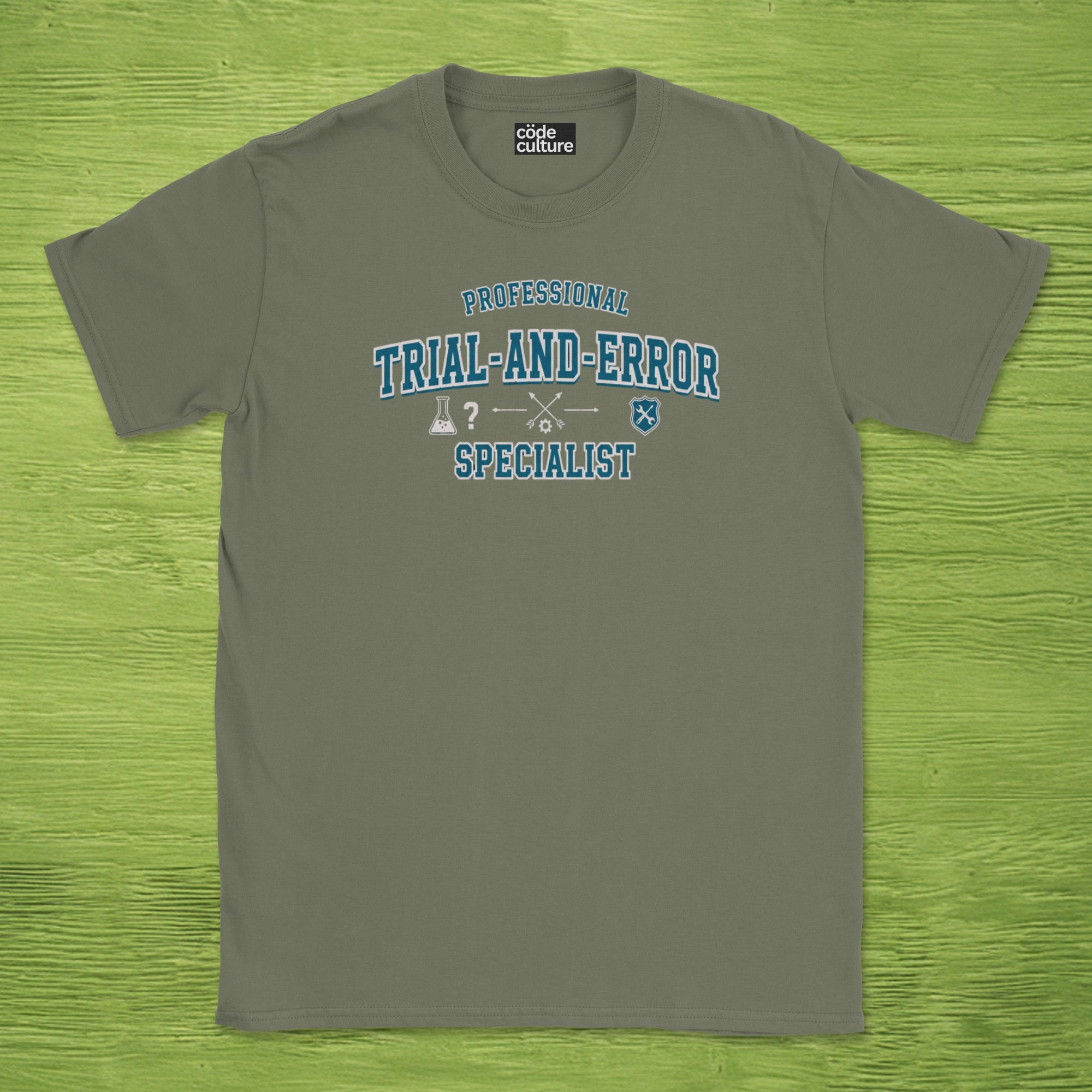 professional trial and error specialist shirt