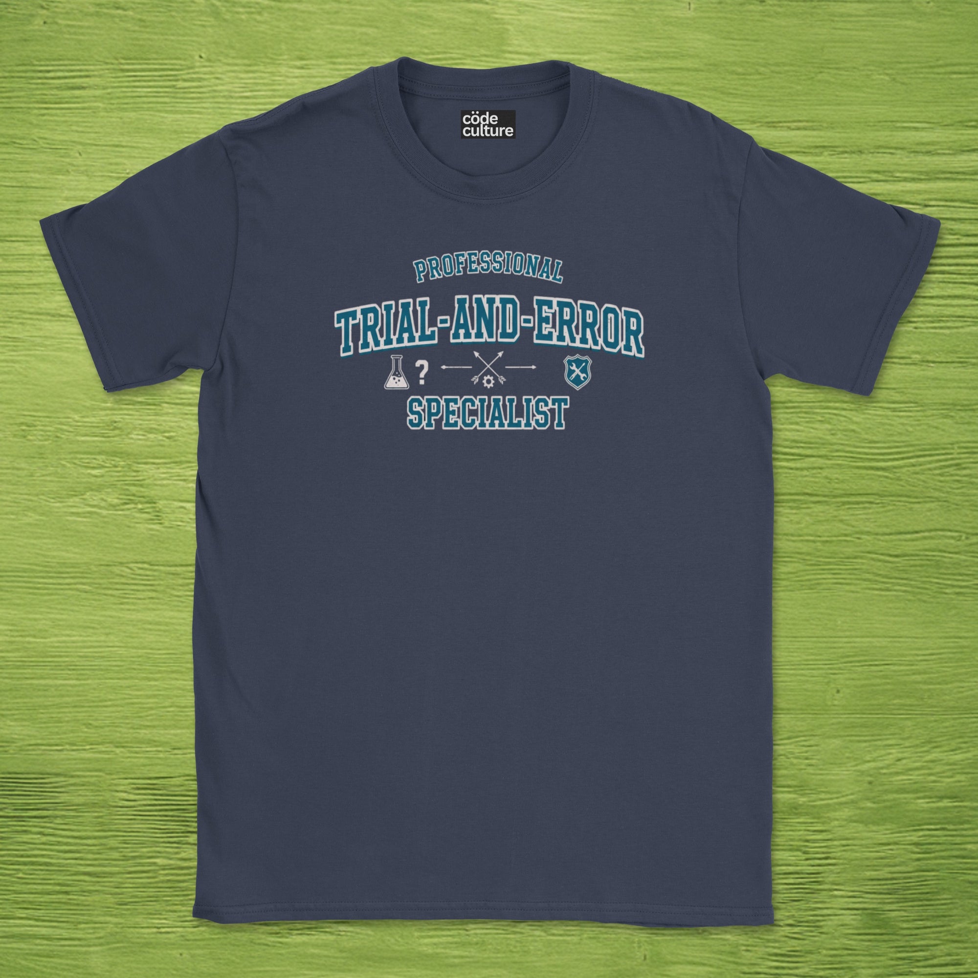 professional trial and error specialist shirt