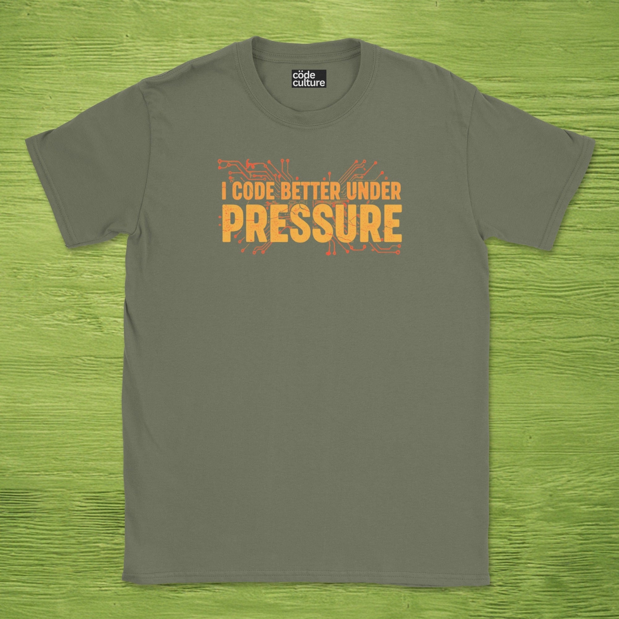 i code better under pressure shirt