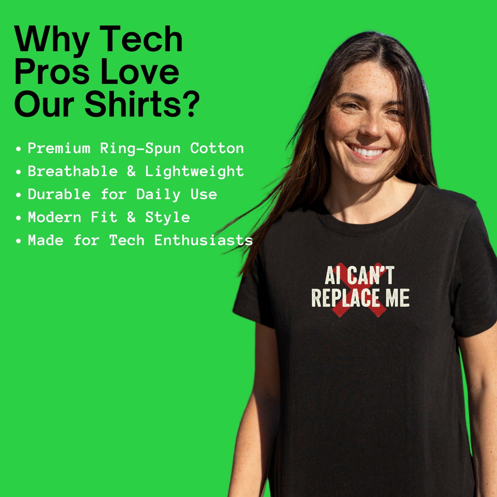 ai cant replace me shirt