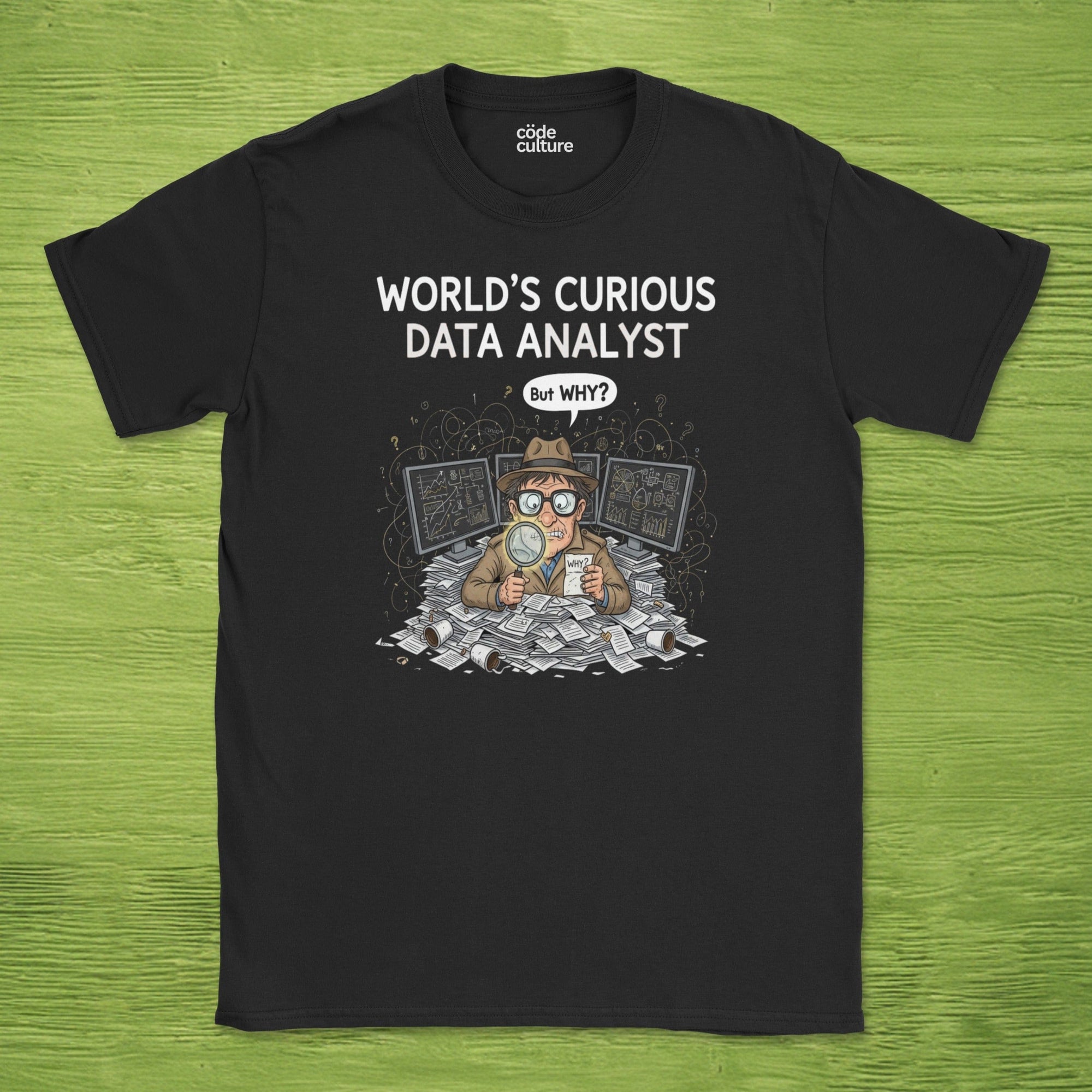 world's curious data analyst shirt