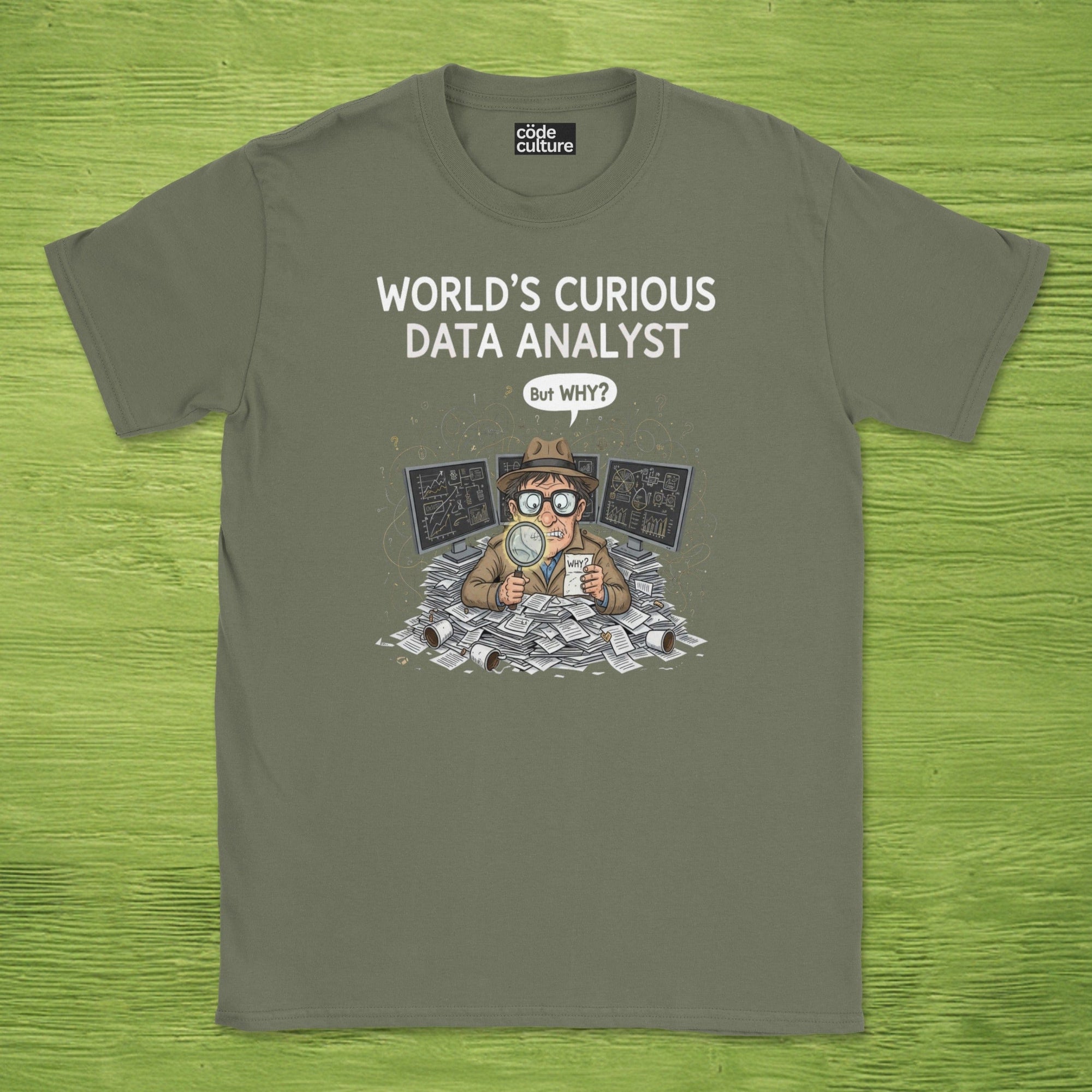 world's curious data analyst shirt
