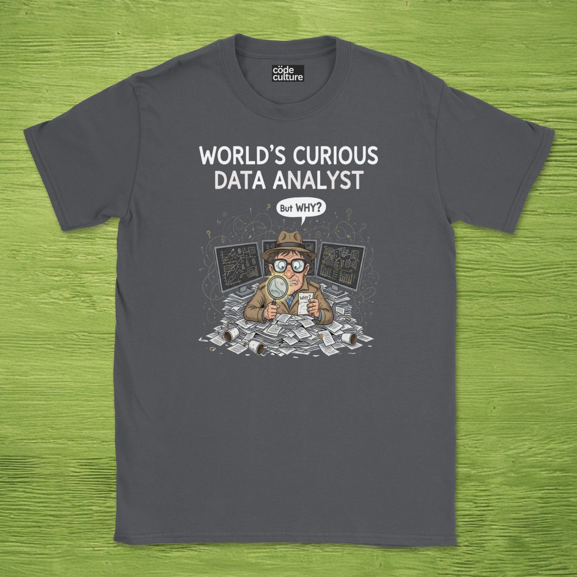 world's curious data analyst shirt
