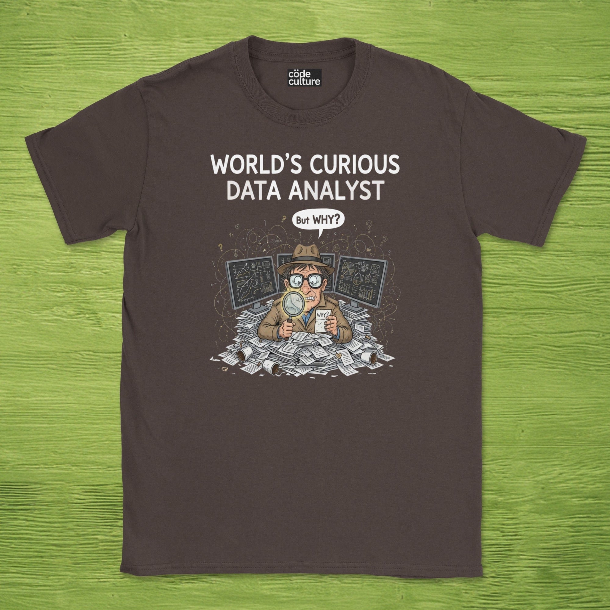 world's curious data analyst shirt