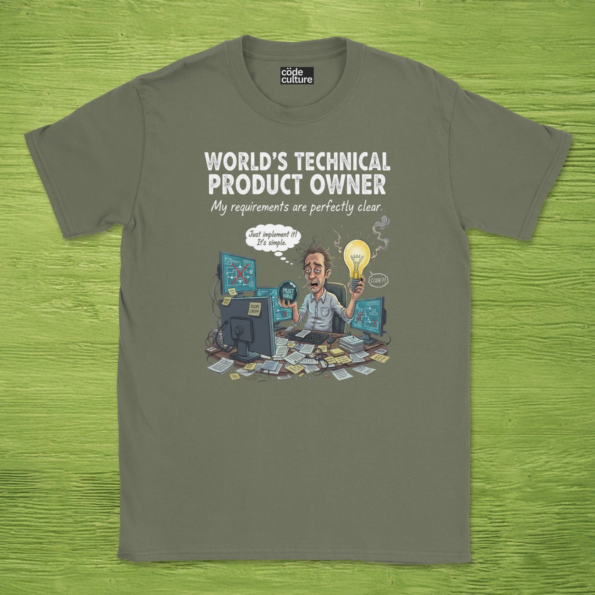 world's technical product owner shirt