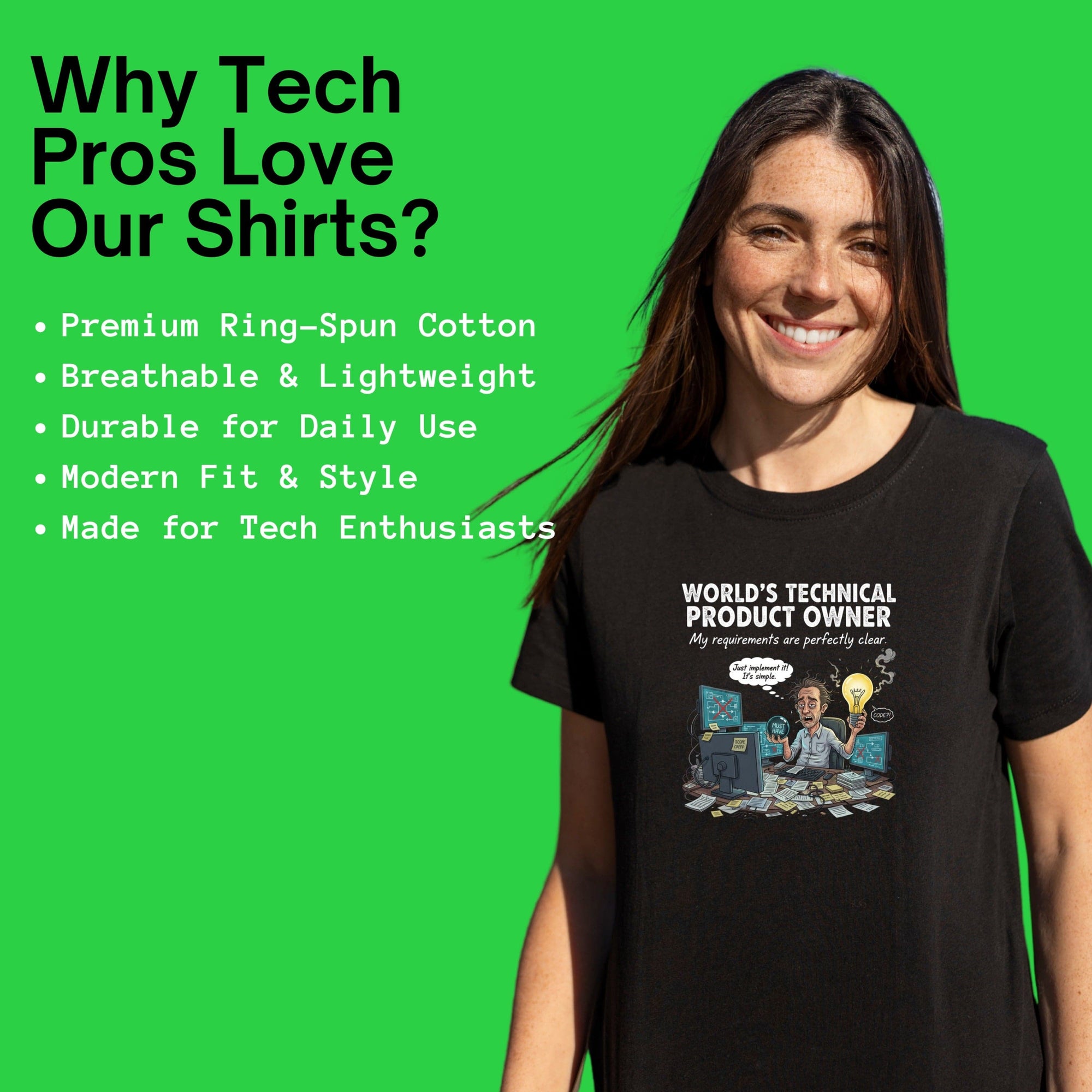 world's technical product owner shirt