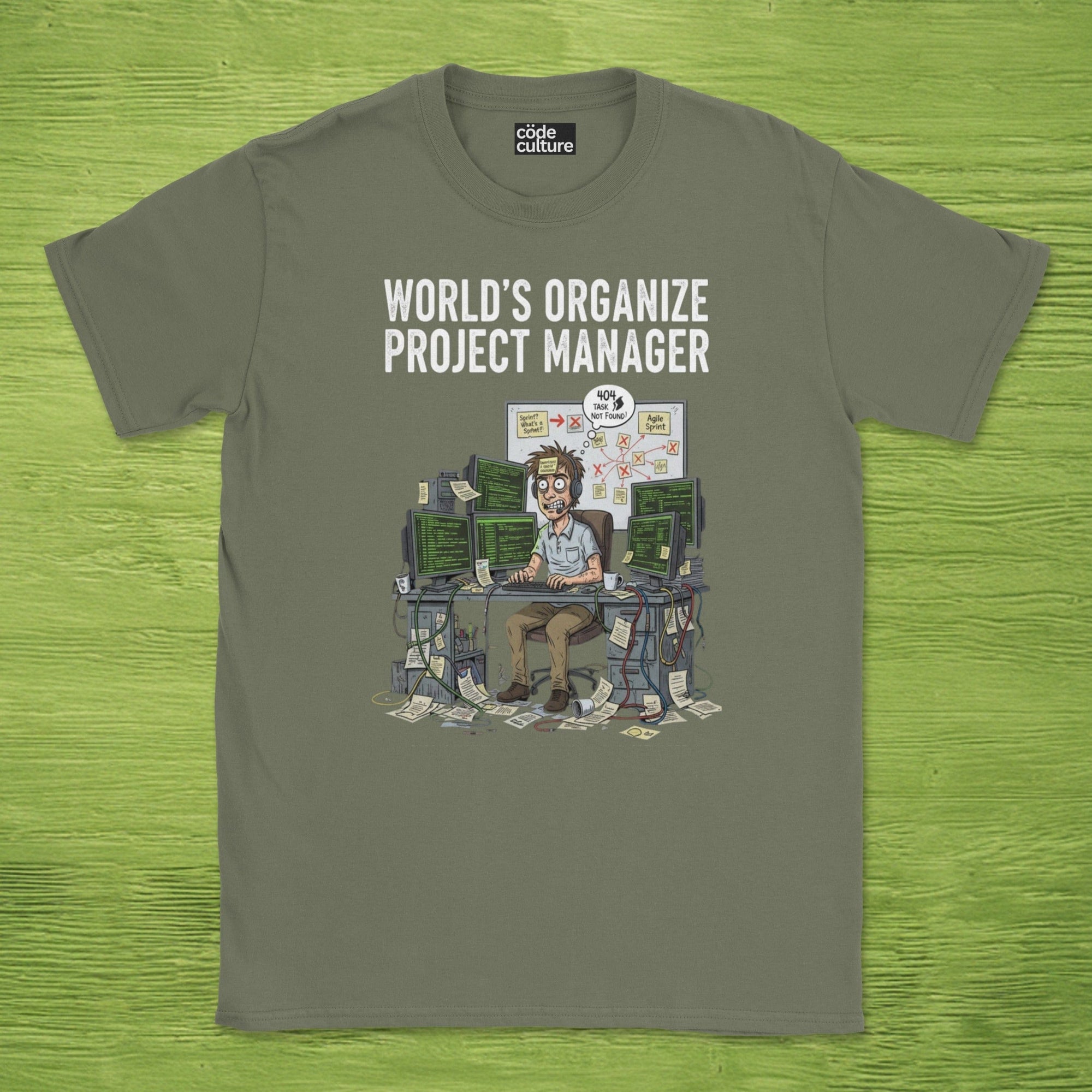 world's organize project manager shirt