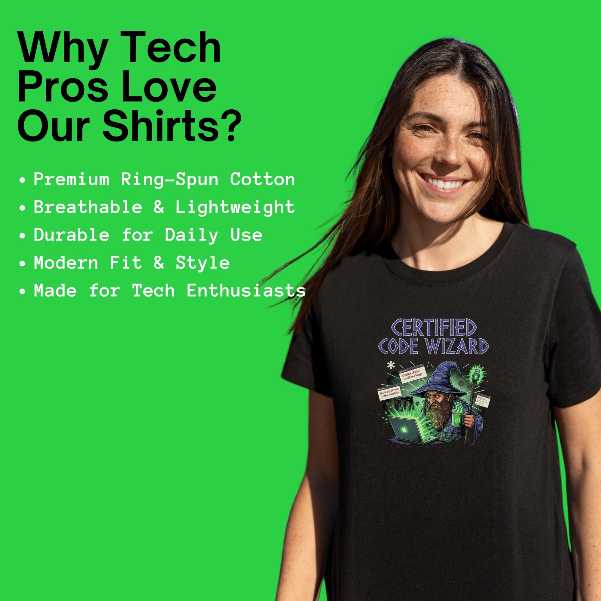 certified code wizard shirt