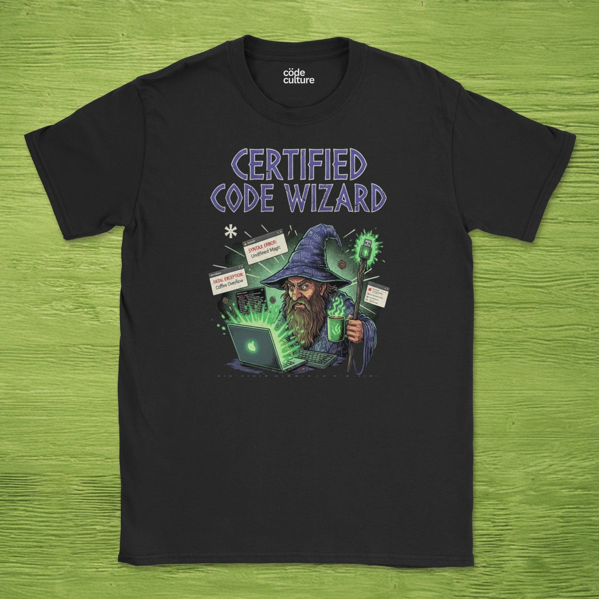 certified code wizard shirt