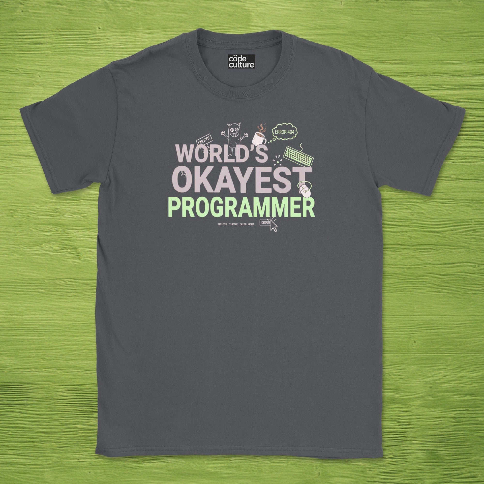 world's okayest programmer shirt