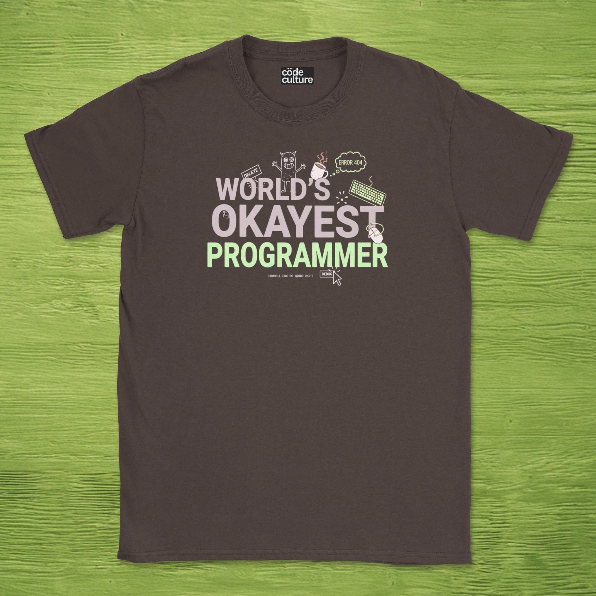 world's okayest programmer shirt